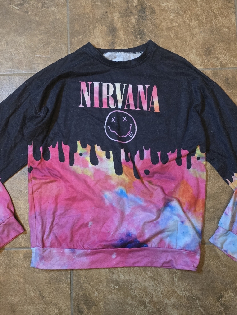 Multicolored Drip | NIRVANA | Sweatshirt